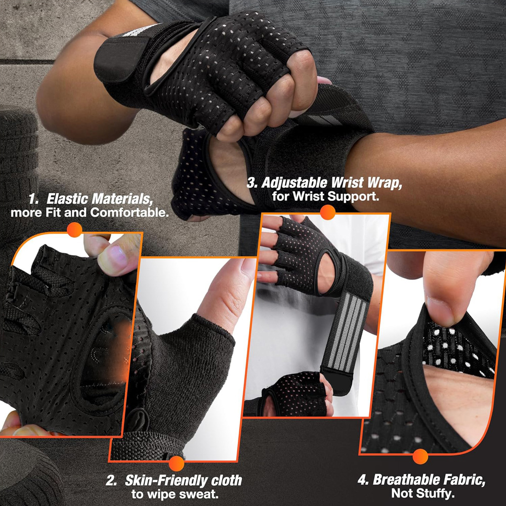 Fitness Gloves with Wrist Supp - Crossfit Gear For Women のレビューと価格