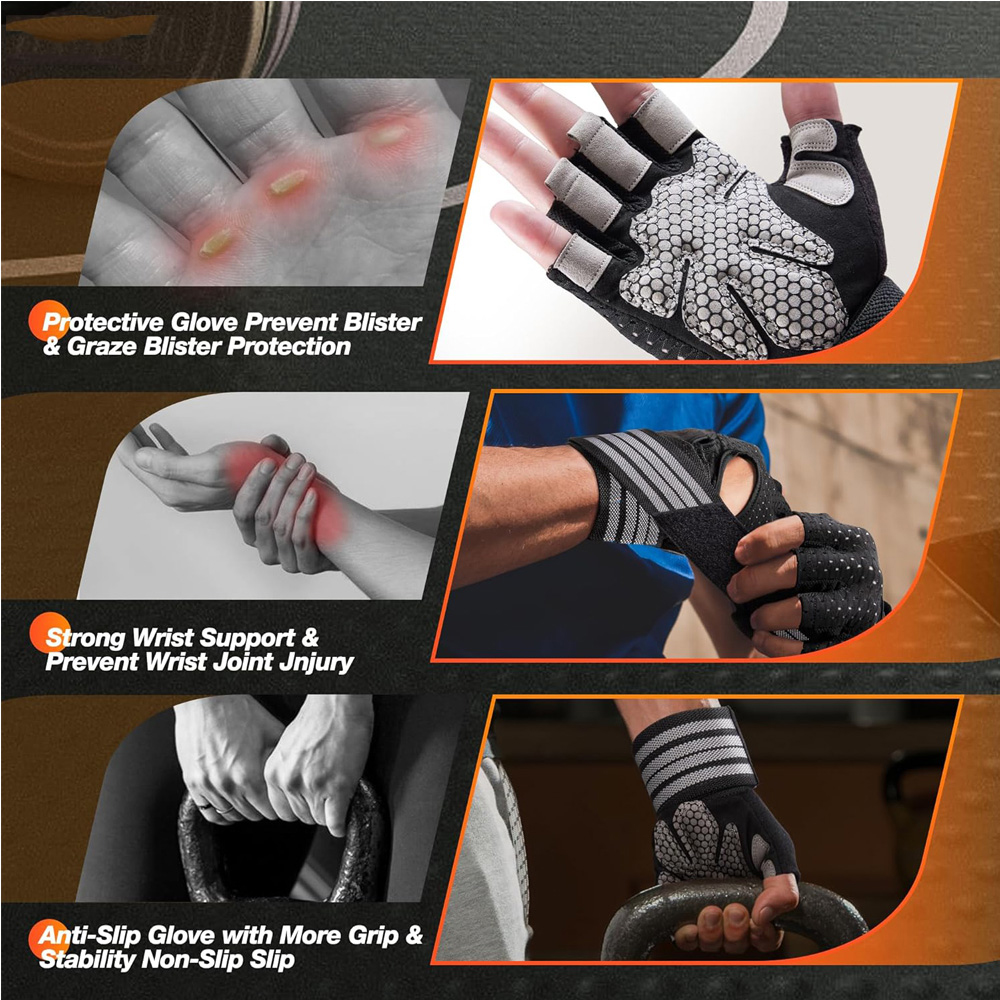 Fitness Gloves with Wrist Supp - Crossfit Gear For Women のレビューと価格