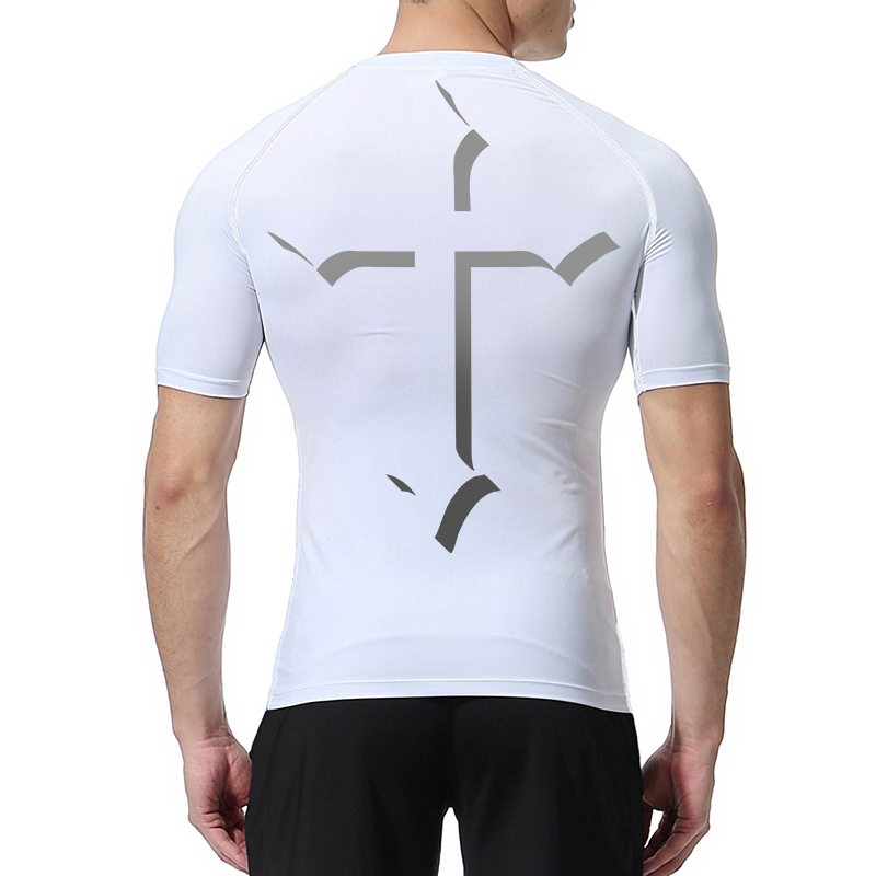 Cross Print Compression Shirt  - Crossfit Gym のレビューと価格