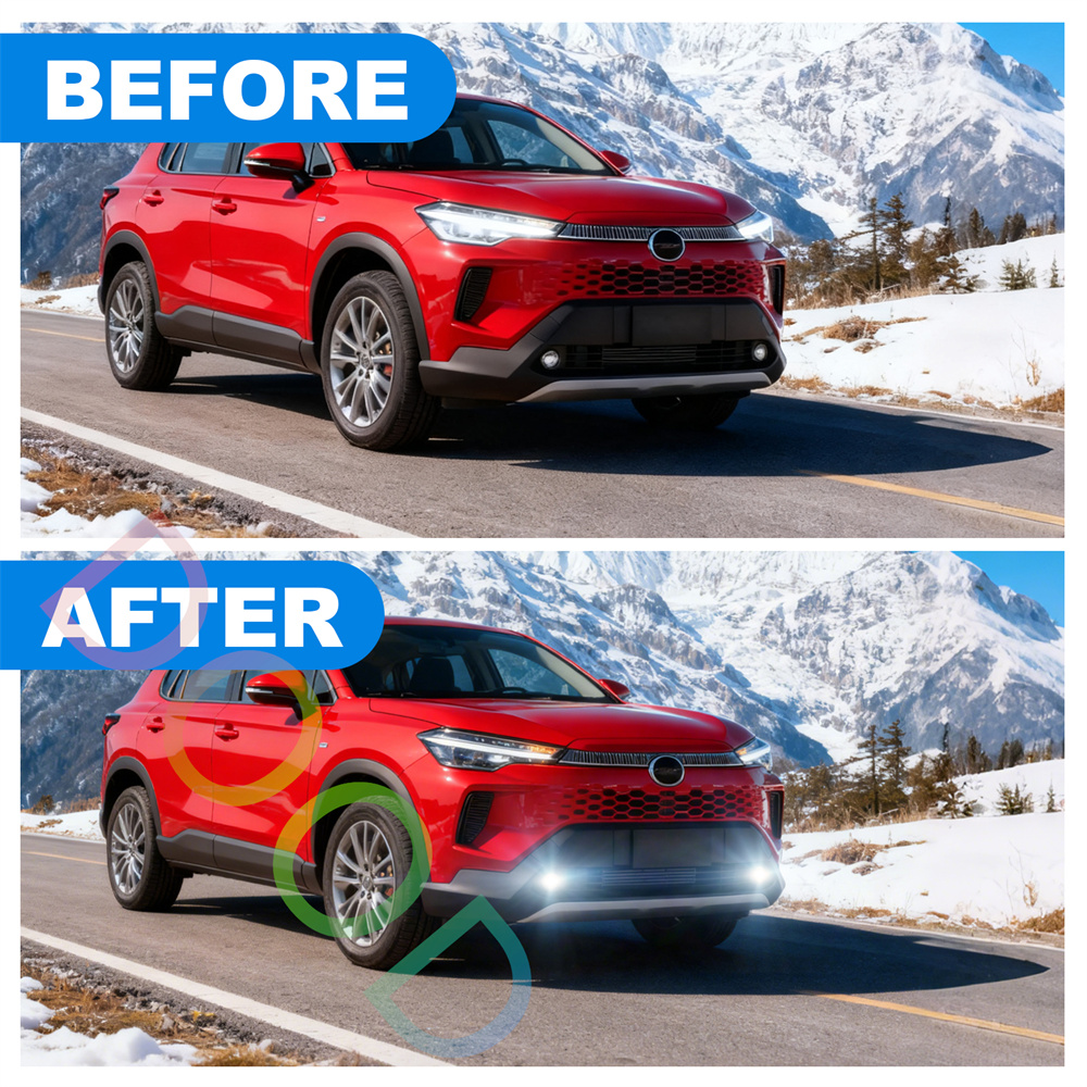 Auto fog lights fit for 2021-2 - Crossfit Accessory Work のレビューと価格